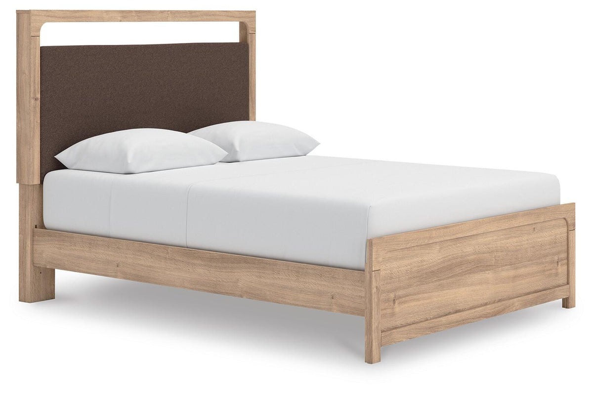 Kinlanni Queen Upholstered Bed, Dresser and Mirror (B13 — Platform) Signature Design by Ashley® Bedroom Package