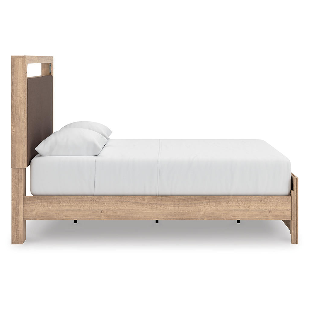 Kinlanni Queen Upholstered Platform Bed Signature Design by Ashley® Bedroom