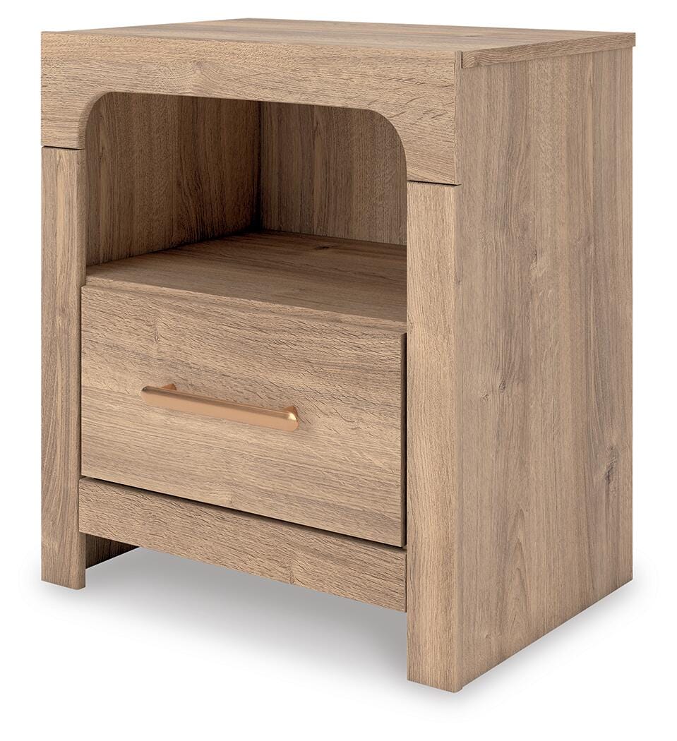 Kinlanni Queen Panel Bed, Dresser, Mirror and Nightstand Signature Design by Ashley® Bedroom