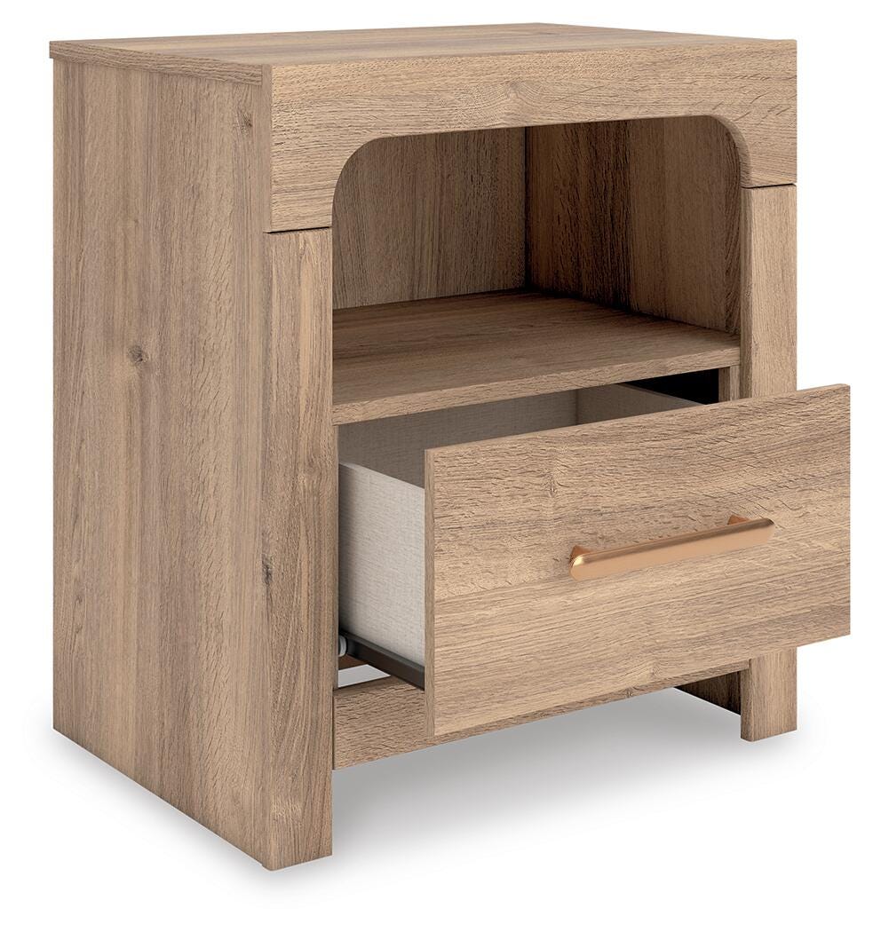 Kinlanni Queen Panel Bed, Dresser, Mirror and Nightstand Signature Design by Ashley® Bedroom