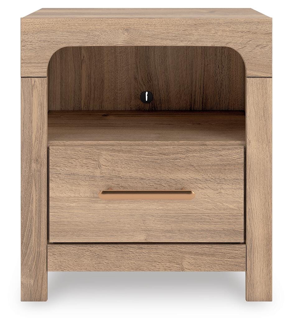 Kinlanni Queen Panel Bed, Dresser, Mirror and Nightstand Signature Design by Ashley® Bedroom
