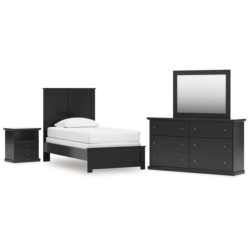 Maribel Twin Panel Bed, Dresser, Mirror and Nightstand Signature Design by Ashley® Uncategorized