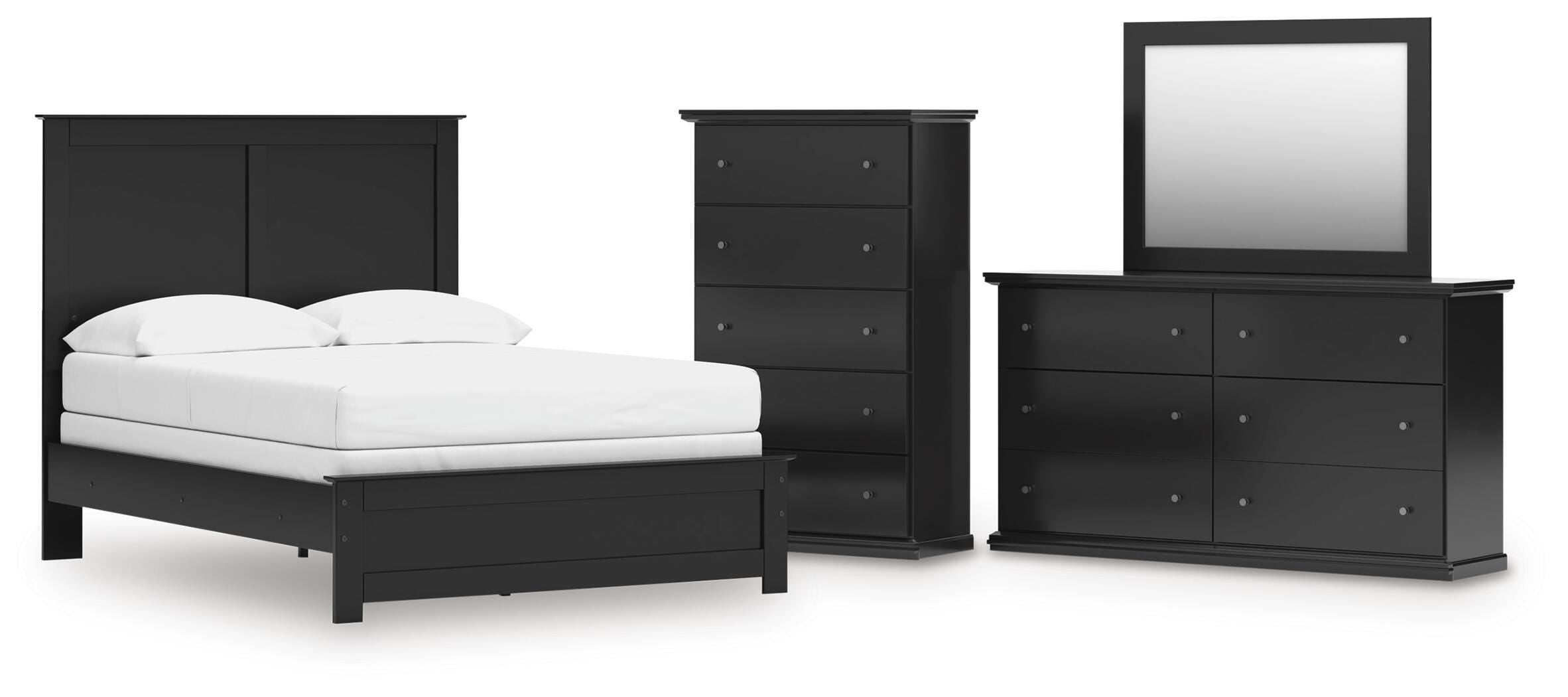 Maribel Full Panel Bed, Dresser, Mirror and Chest — 4-Piece Signature Design by Ashley® Bedroom