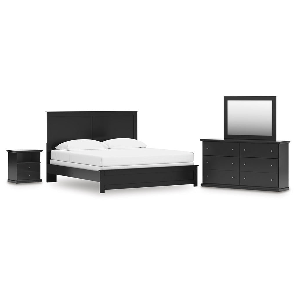 Maribel King Panel Bed, Dresser, Mirror and Nightstand Signature Design by Ashley® Uncategorized