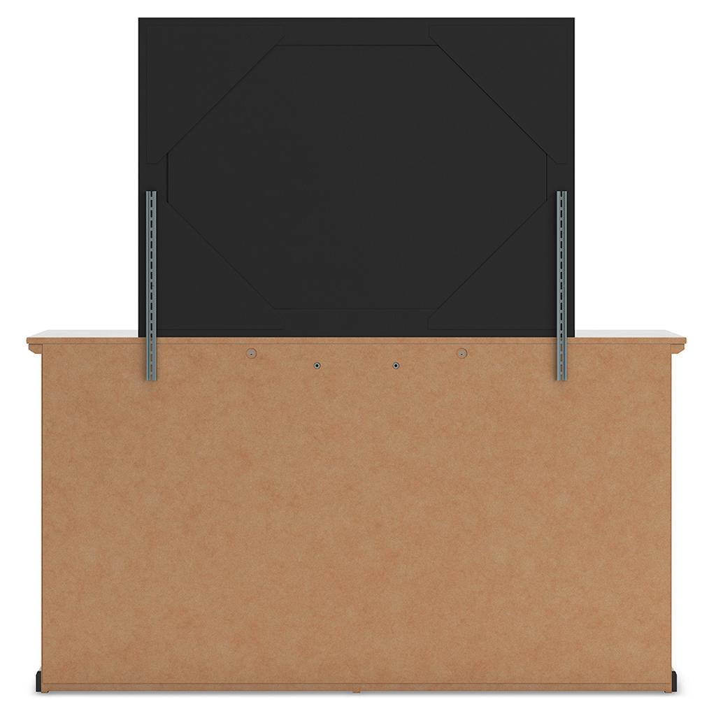 Maribel Dresser and Mirror Set — Solid Black Modern Pair Signature Design by Ashley® Bedroom