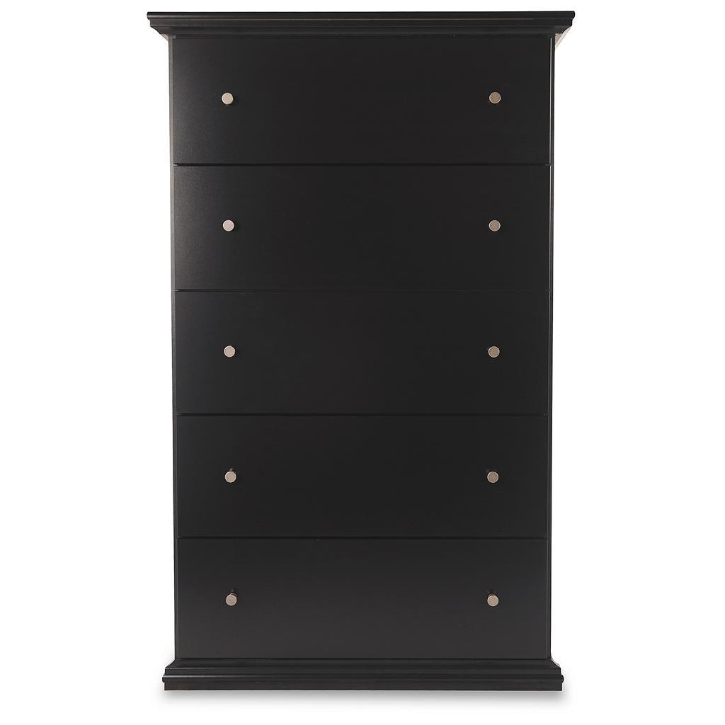 Maribel Chest of Drawers — Antiqued Black with Dark Metal Signature Design by Ashley® Bedroom