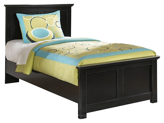 Maribel Twin Panel Bed, Dresser and Mirror