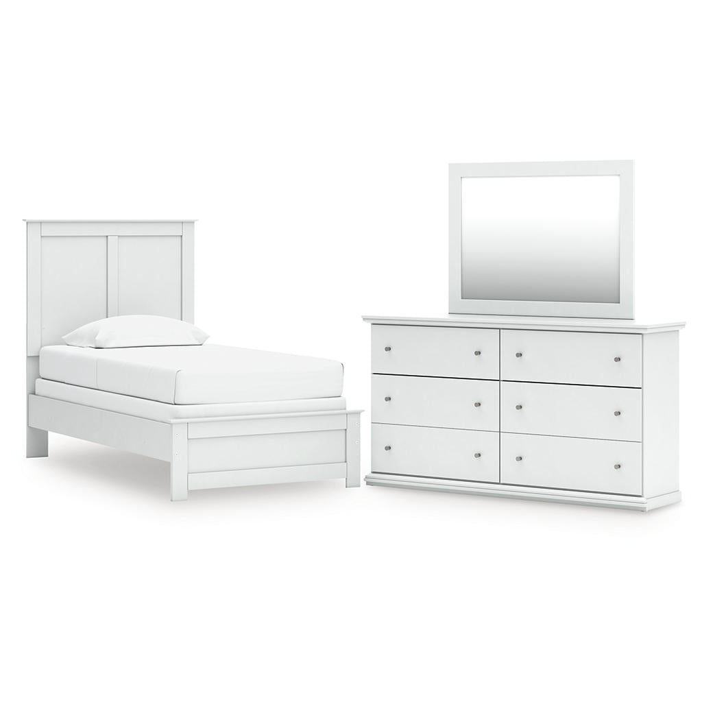 Bostwick Shoals Twin Panel Bed, Dresser and Mirror Signature Design by Ashley® Uncategorized