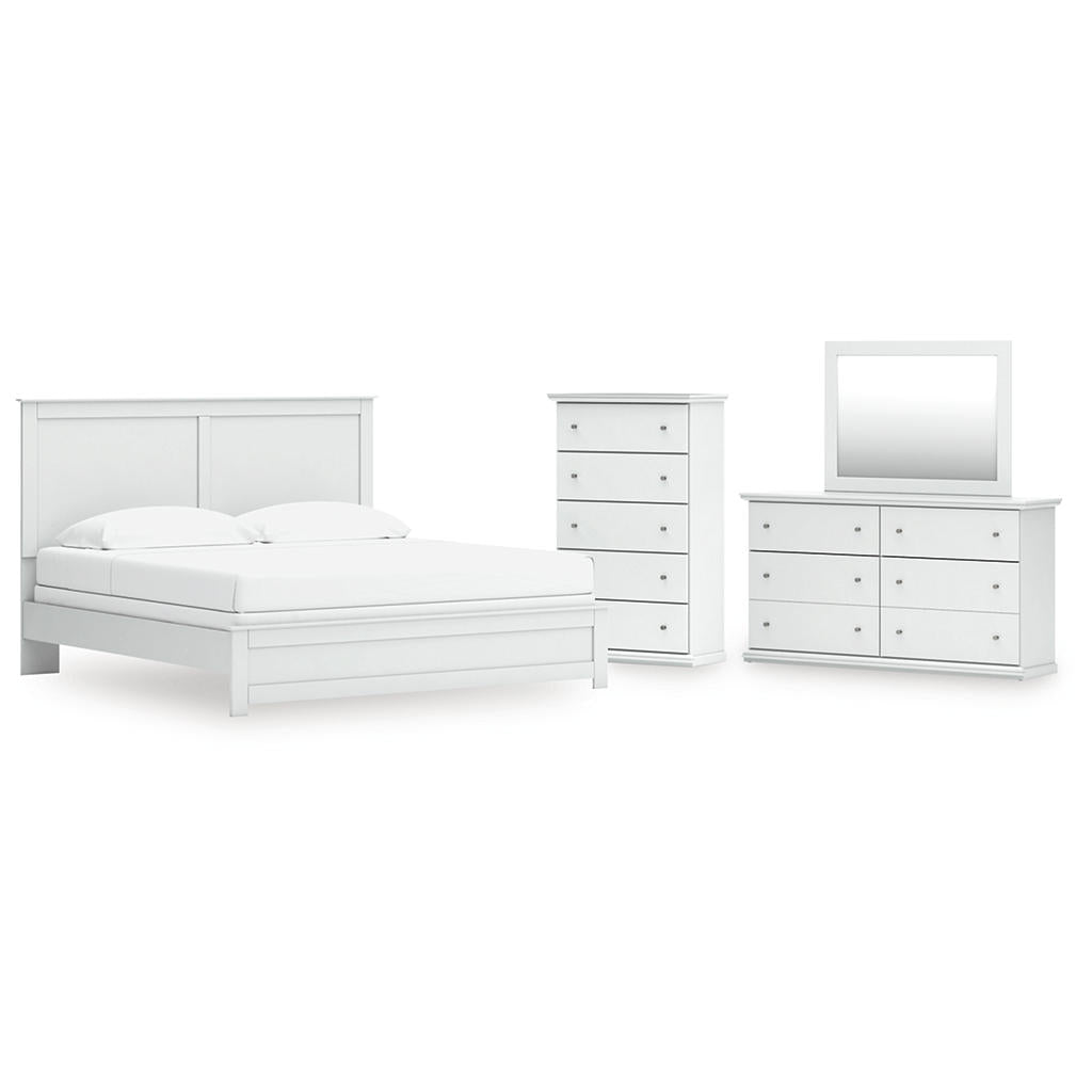 Bostwick Shoals King Panel Bed, Dresser, Mirror and Chest Signature Design by Ashley® Uncategorized