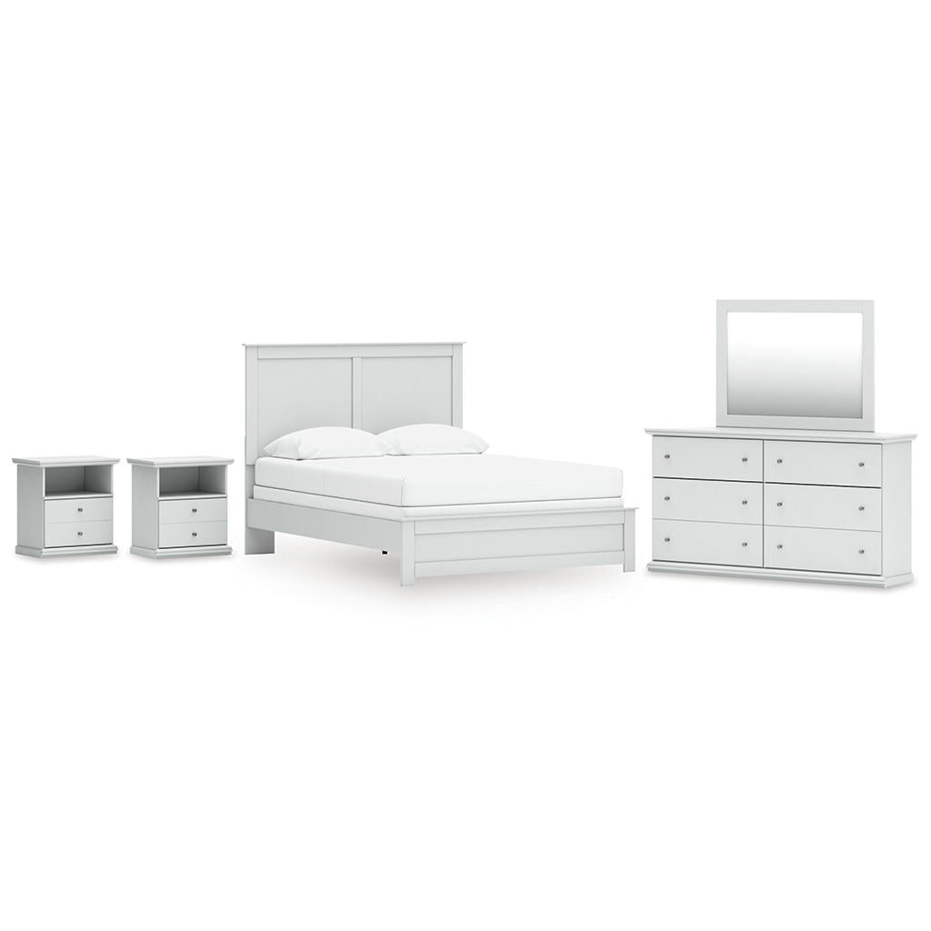 Bostwick Shoals Queen Panel Bed, Dresser, Mirror and 2 Nightstands Signature Design by Ashley® Uncategorized