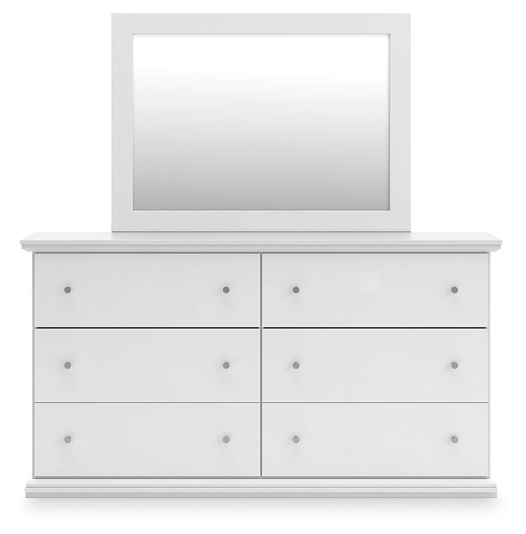 Bostwick Shoals Twin Panel Bed, Dresser, Mirror and Nightstand