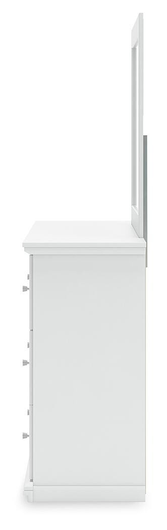 Bostwick Shoals Twin Panel Bed, Dresser, Mirror and Nightstand