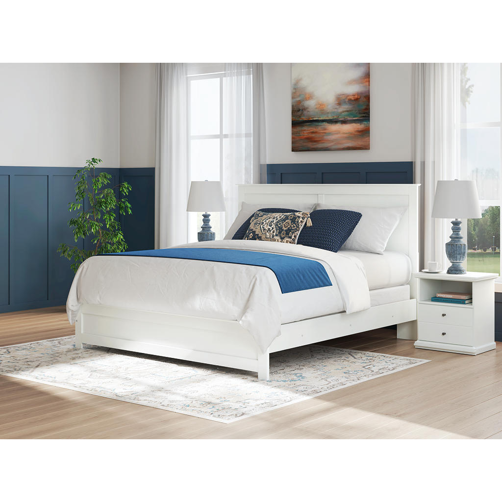 Bostwick Shoals King Panel Bed, Dresser, Mirror, Chest and 2 Nightstands Signature Design by Ashley® Uncategorized