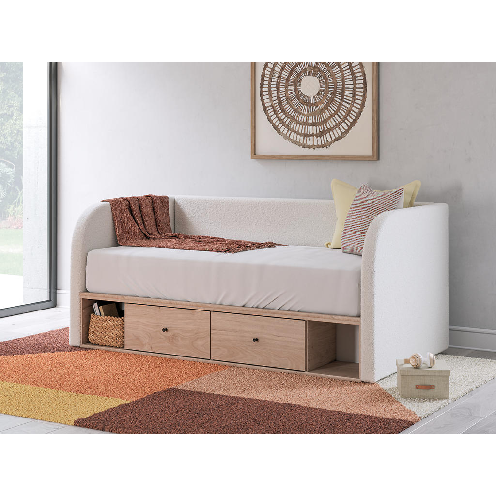 Arloster Twin Upholstered Day Bed with Storage Signature Design by Ashley® Beds