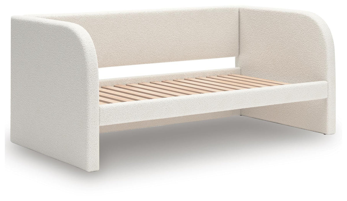 Arloster Twin Upholstered Day Bed, Dresser and Mirror — 3-Piece Signature Design by Ashley® Bedroom