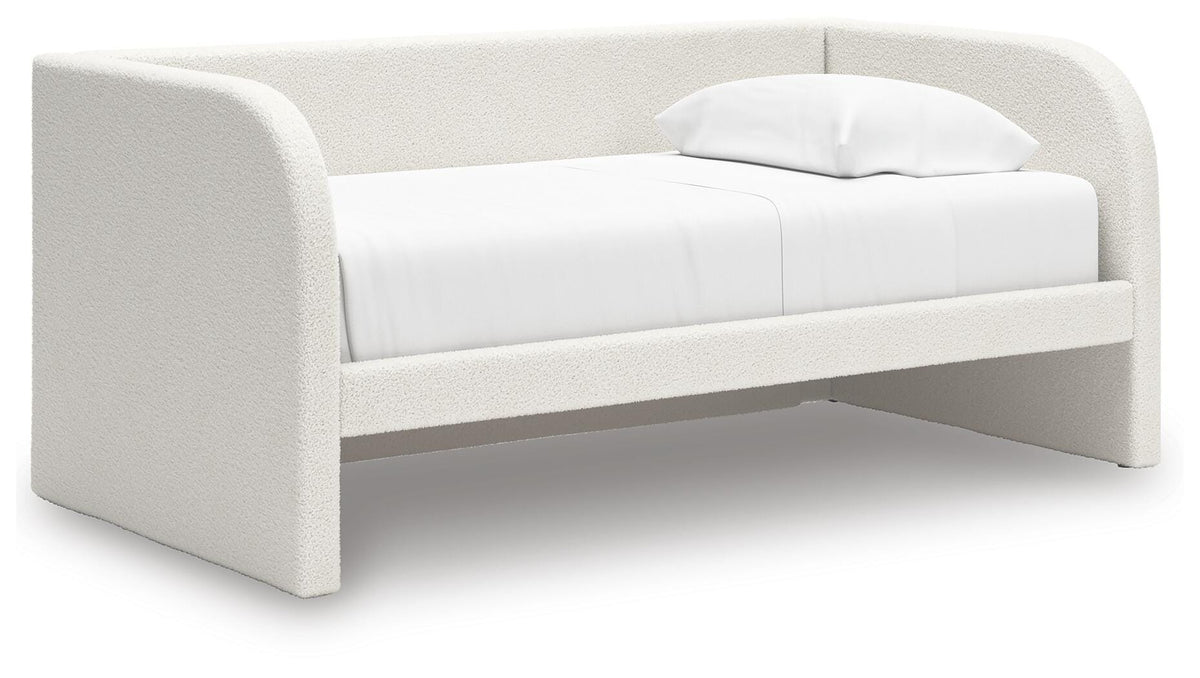 Arloster Twin Upholstered Day Bed, Dresser and Mirror — 3-Piece Signature Design by Ashley® Bedroom