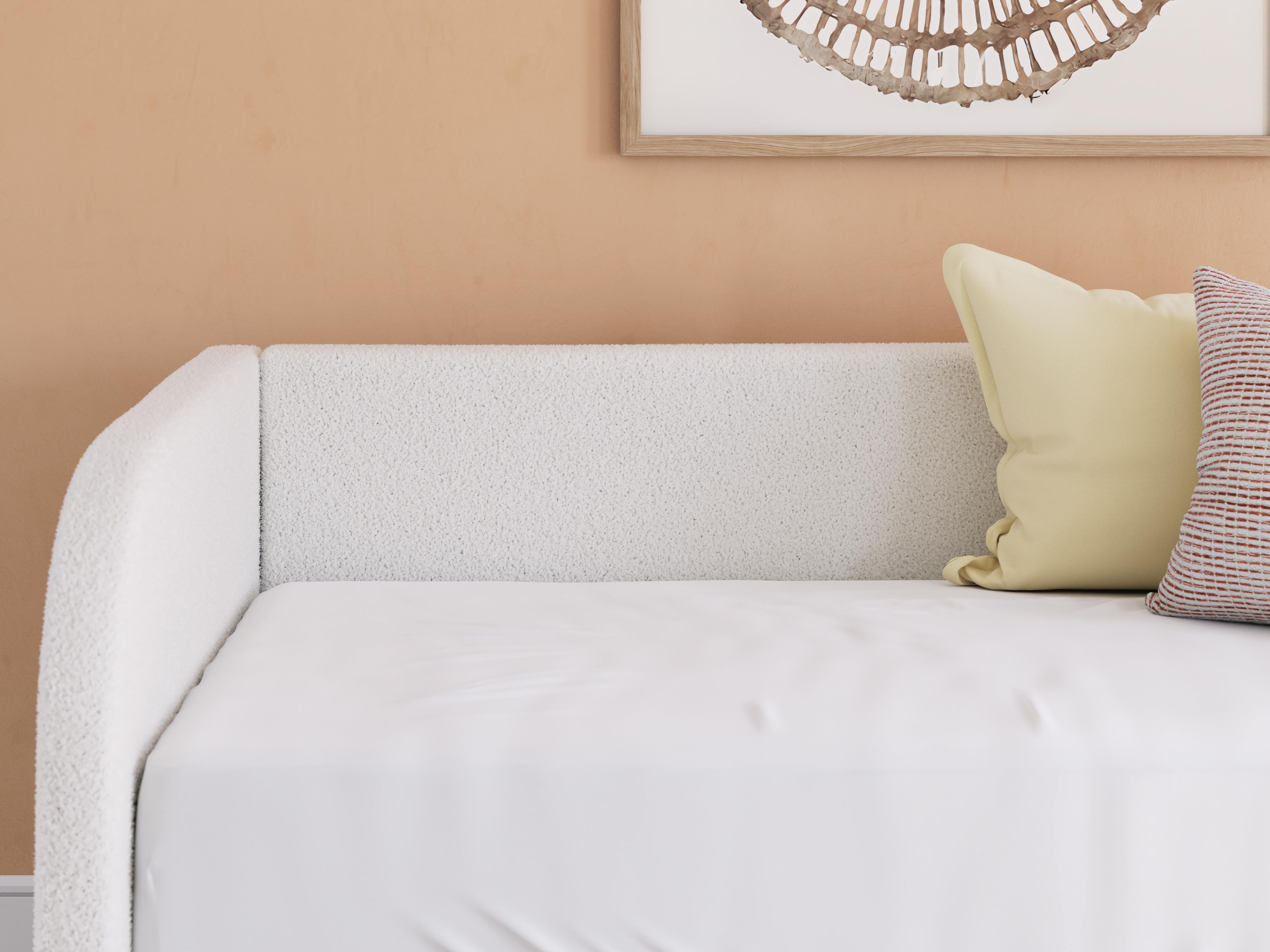 Arloster Twin Upholstered Day Bed, Dresser and Mirror — 3-Piece Signature Design by Ashley® Bedroom