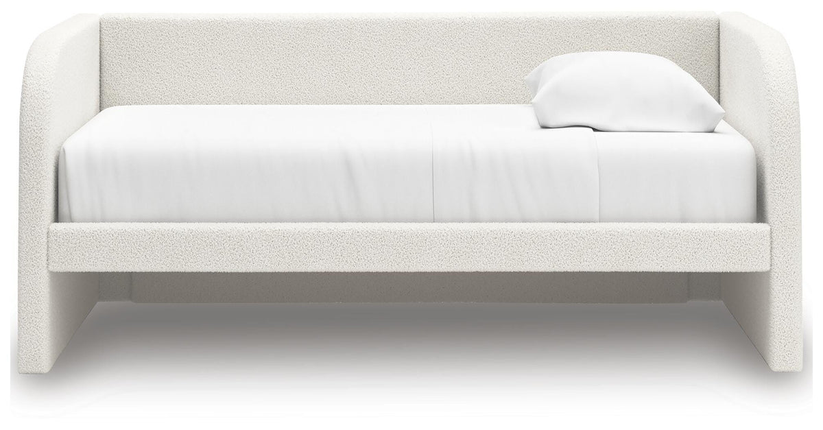 Arloster Twin Upholstered Day Bed, Dresser and Mirror — 3-Piece Signature Design by Ashley® Bedroom