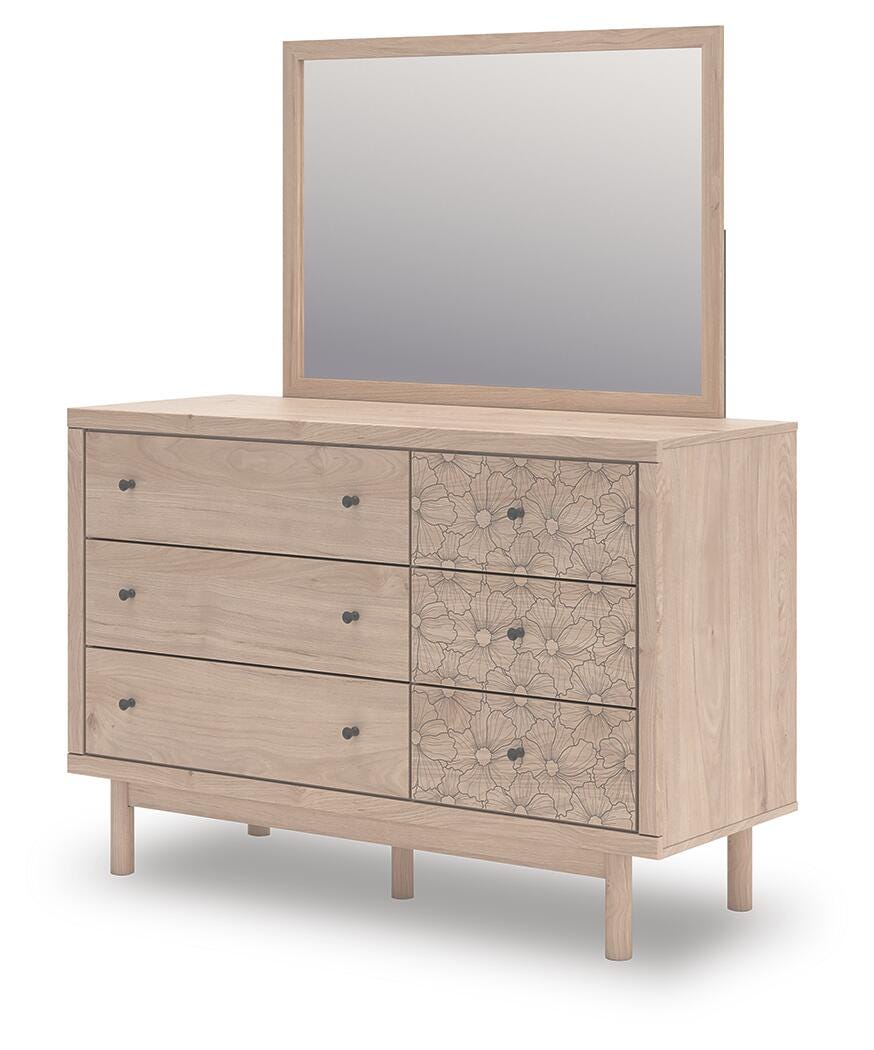 Arloster Full Upholstered Day Bed, Dresser and Mirror Signature Design by Ashley® Bedroom