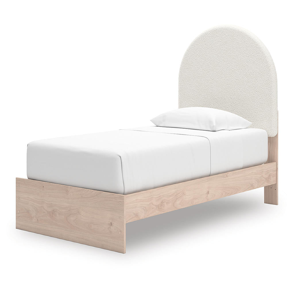 Arloster Twin Upholstered Panel Bed with Storage Signature Design by Ashley® Beds