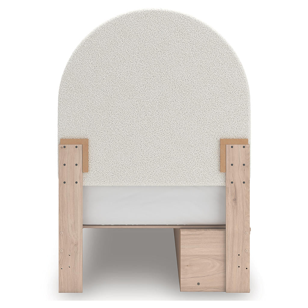 Arloster Twin Upholstered Panel Bed with Storage Signature Design by Ashley® Beds