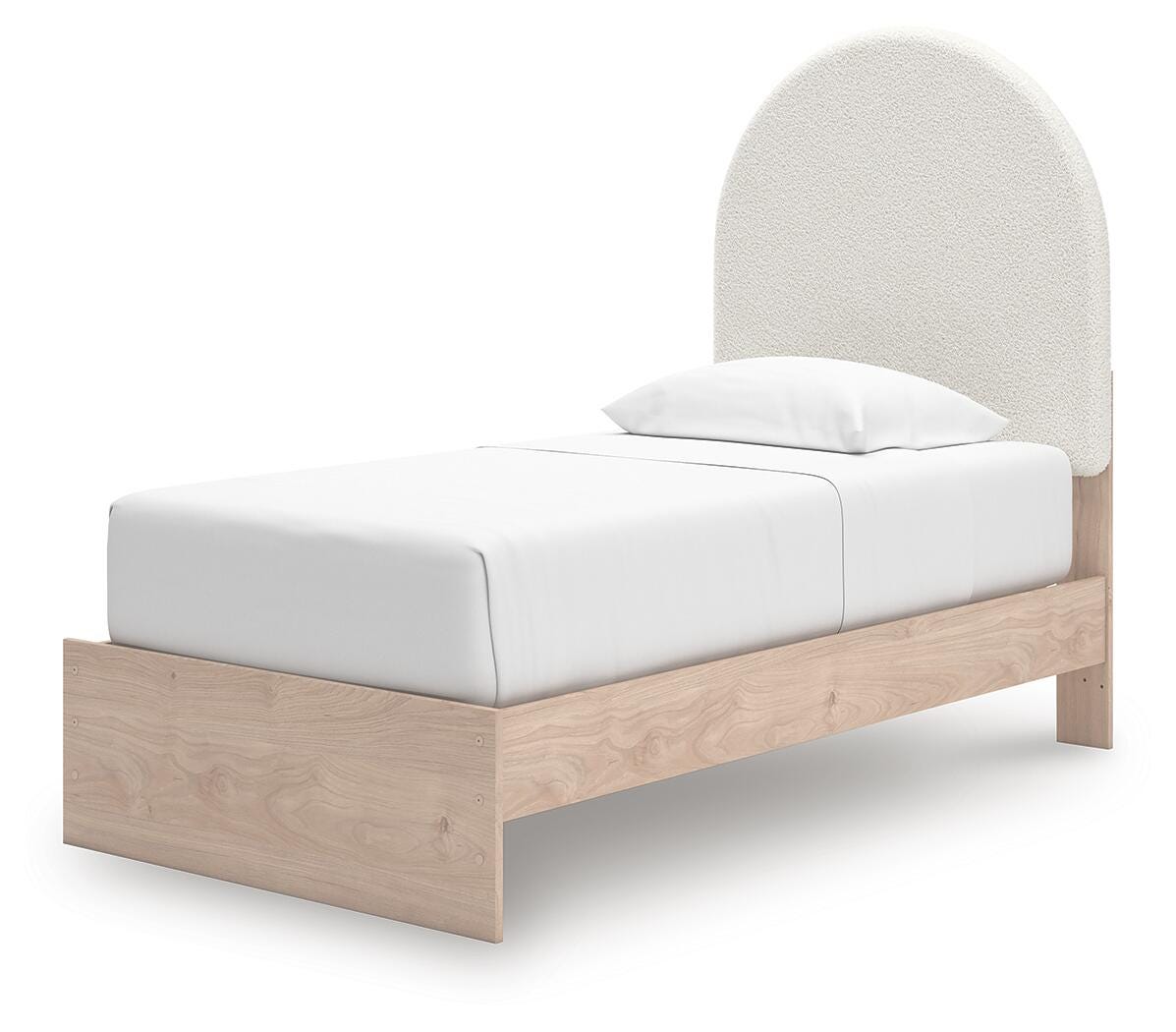 Arloster Twin Upholstered Panel Bed, Dresser and Mirror — 3-Piece Signature Design by Ashley® Bedroom