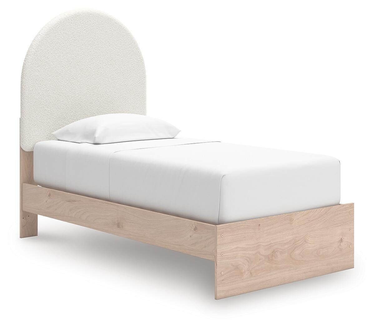 Arloster Twin Upholstered Panel Bed, Dresser and Mirror — 3-Piece Signature Design by Ashley® Bedroom
