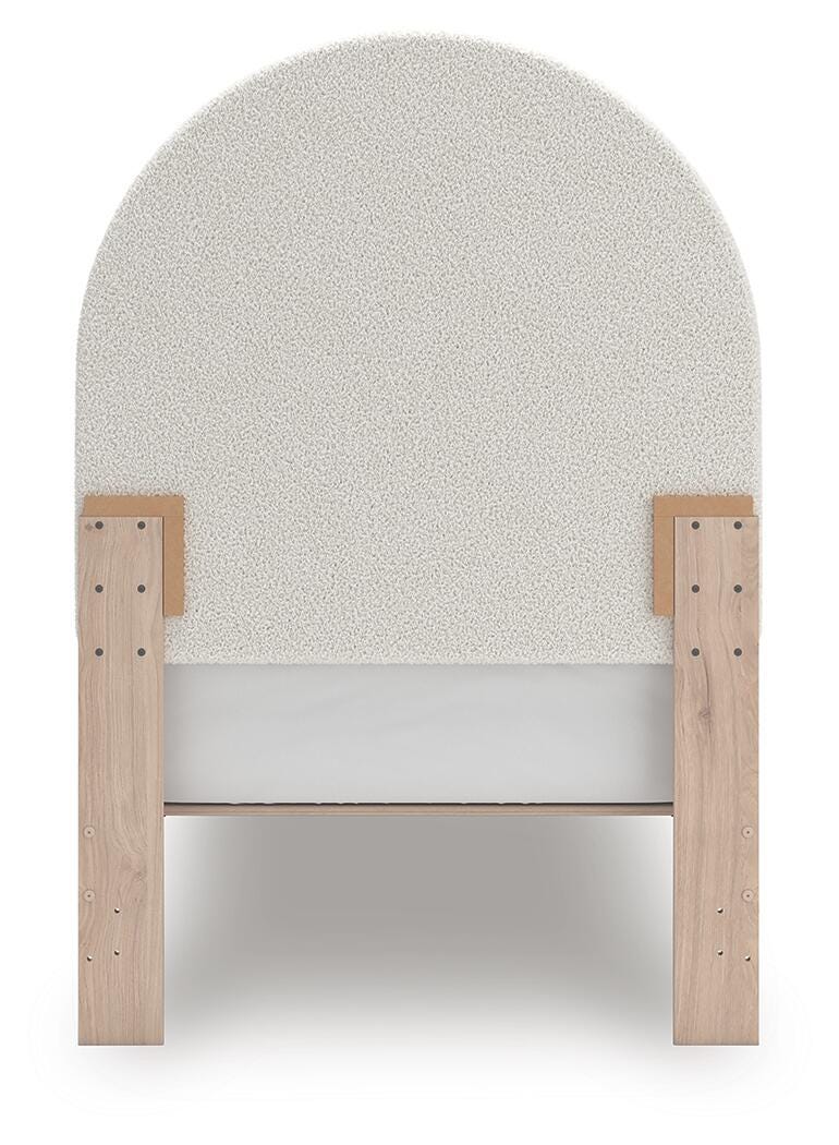 Arloster Twin Upholstered Panel Bed, Dresser and Mirror — 3-Piece Signature Design by Ashley® Bedroom