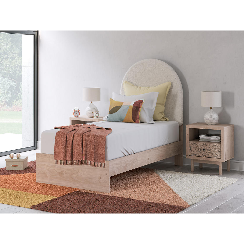 Arloster Twin Upholstered Panel Bed Signature Design by Ashley® Beds