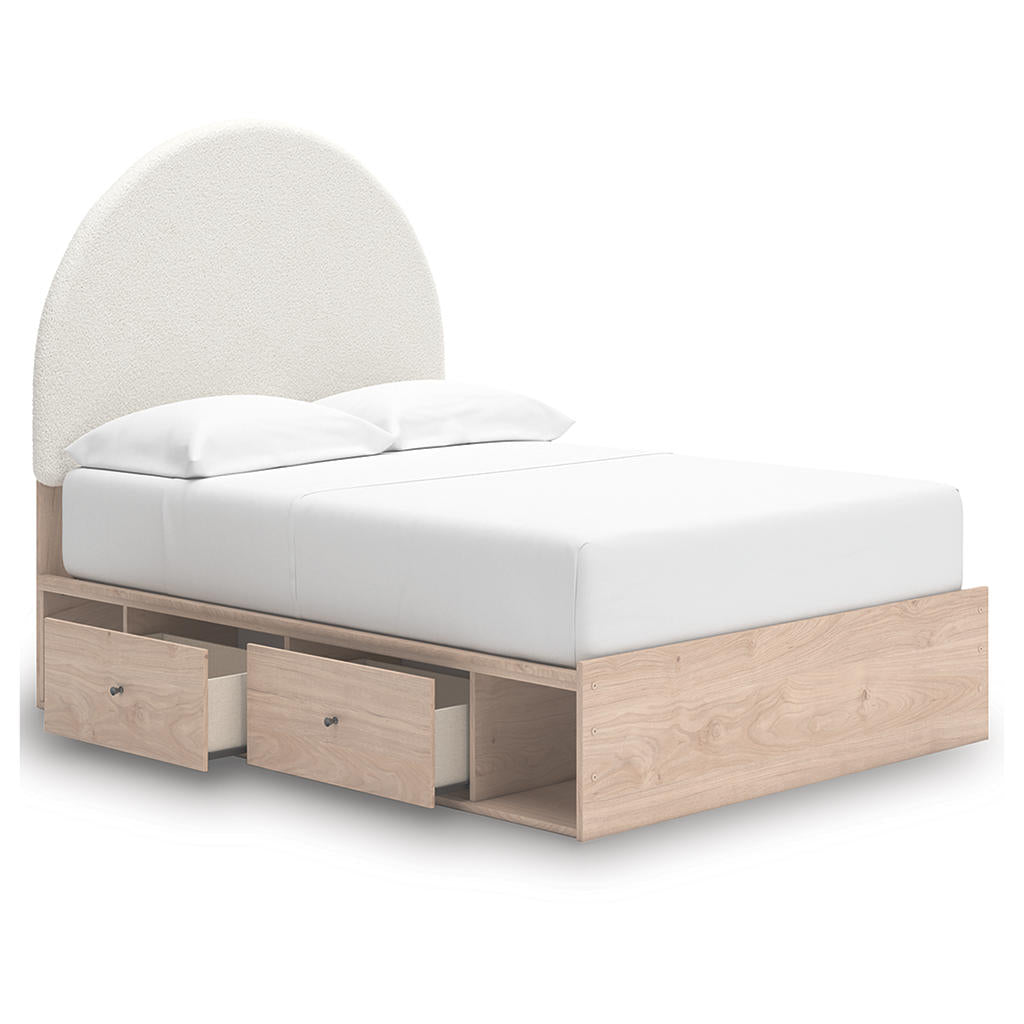 Arloster Full Upholstered Panel Bed with Storage Signature Design by Ashley® Beds