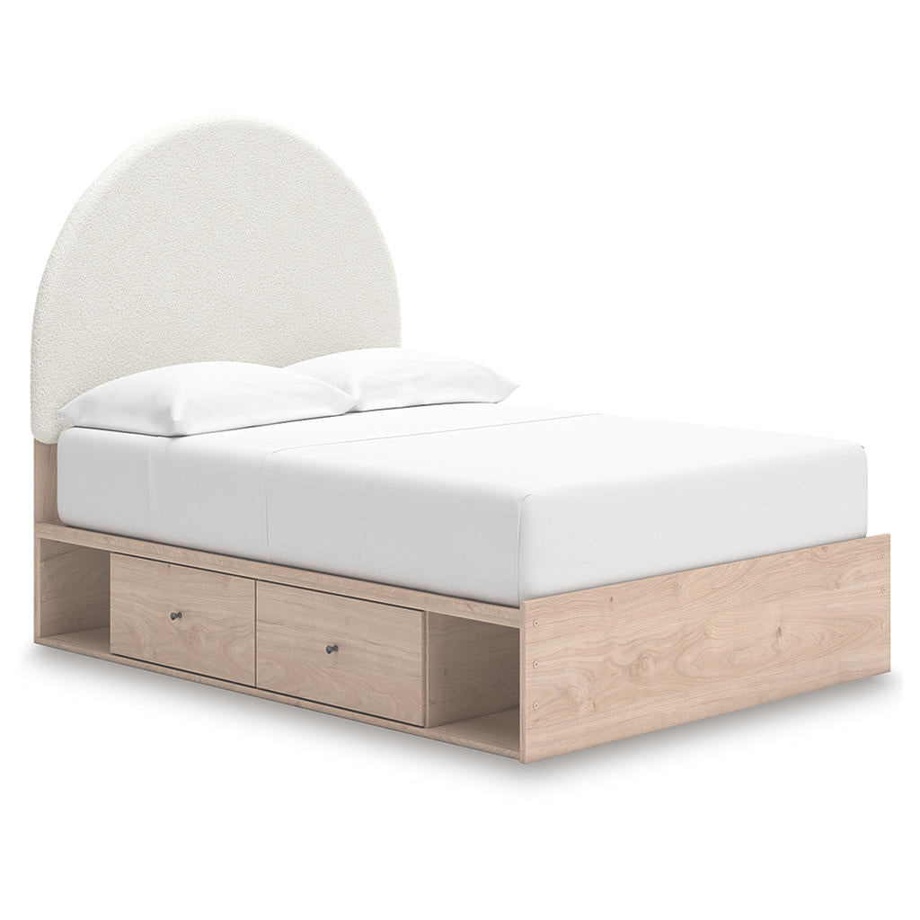 Arloster Full Upholstered Panel Bed with Storage Signature Design by Ashley® Beds