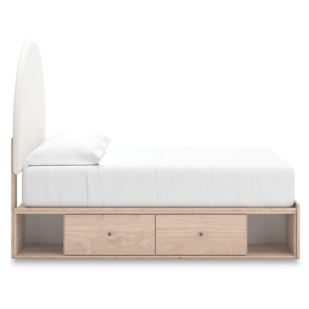 Arloster Full Upholstered Panel Bed with Storage Signature Design by Ashley® Beds