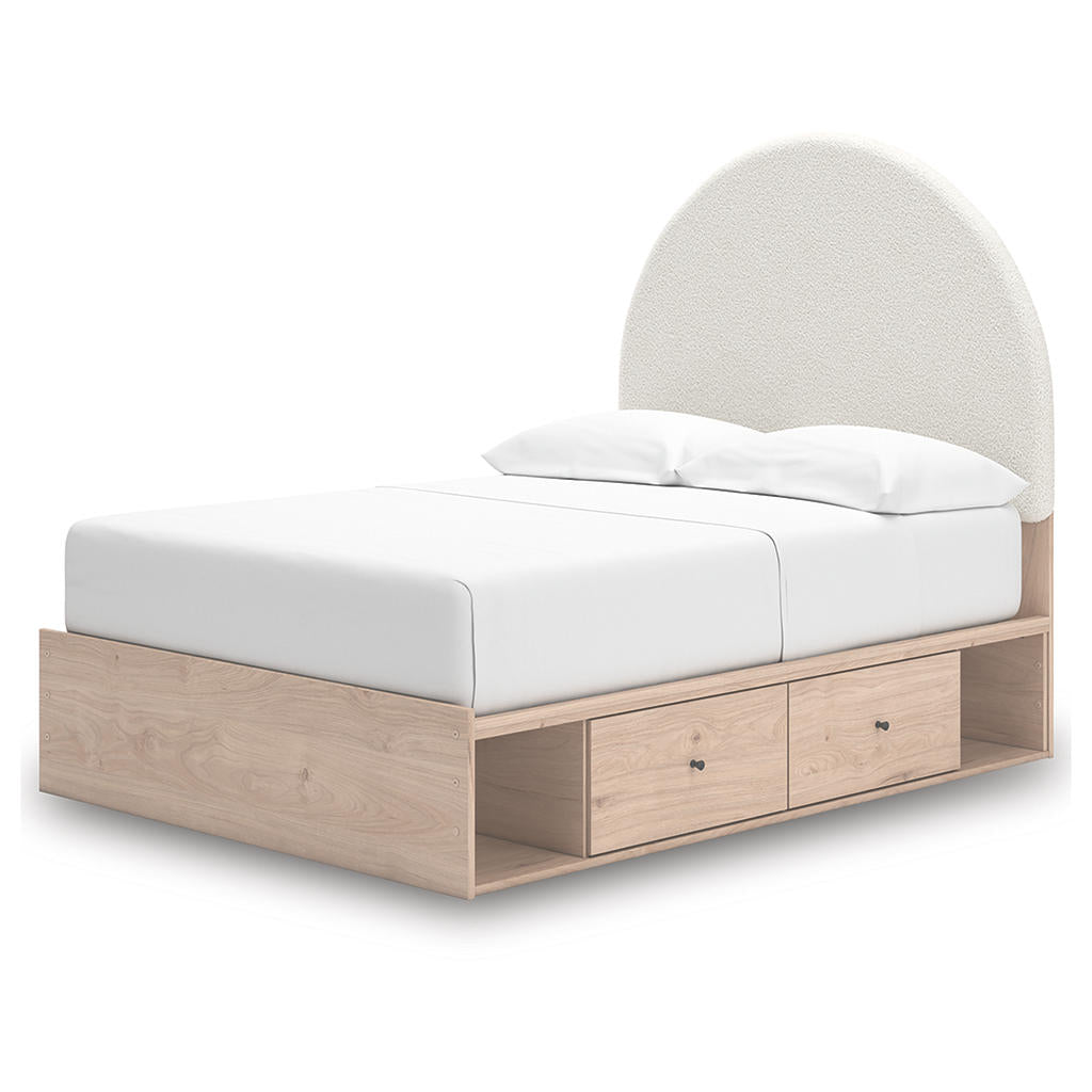 Arloster Full Upholstered Panel Bed with Storage Signature Design by Ashley® Beds