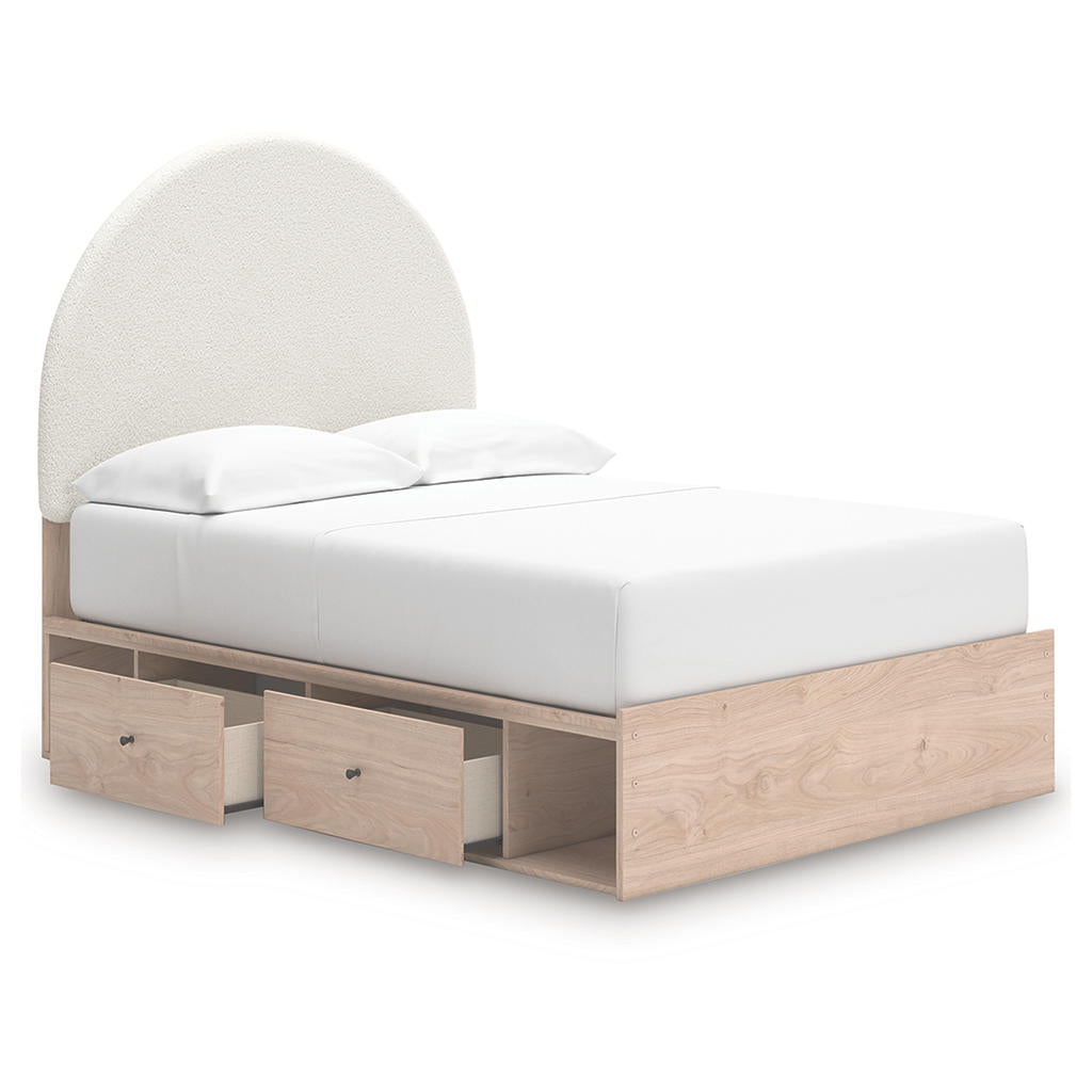 Arloster Full Upholstered Panel Bed with Storage Signature Design by Ashley® Beds
