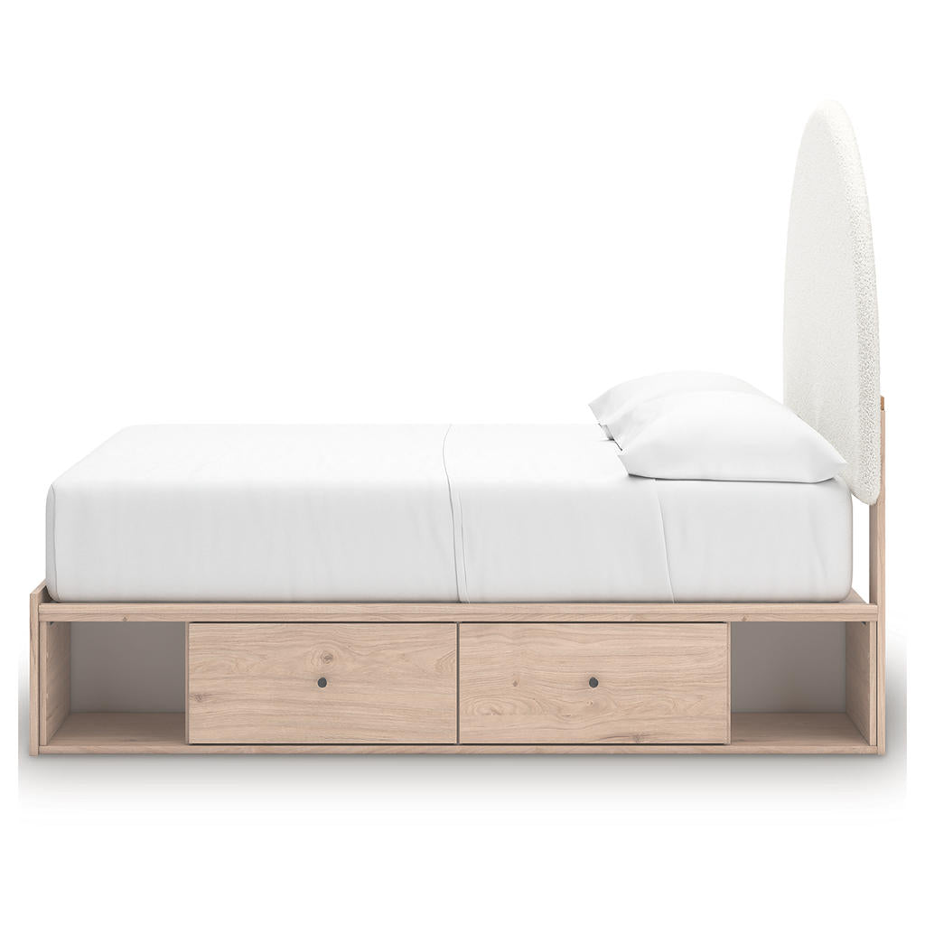 Arloster Full Upholstered Panel Bed with Storage Signature Design by Ashley® Beds