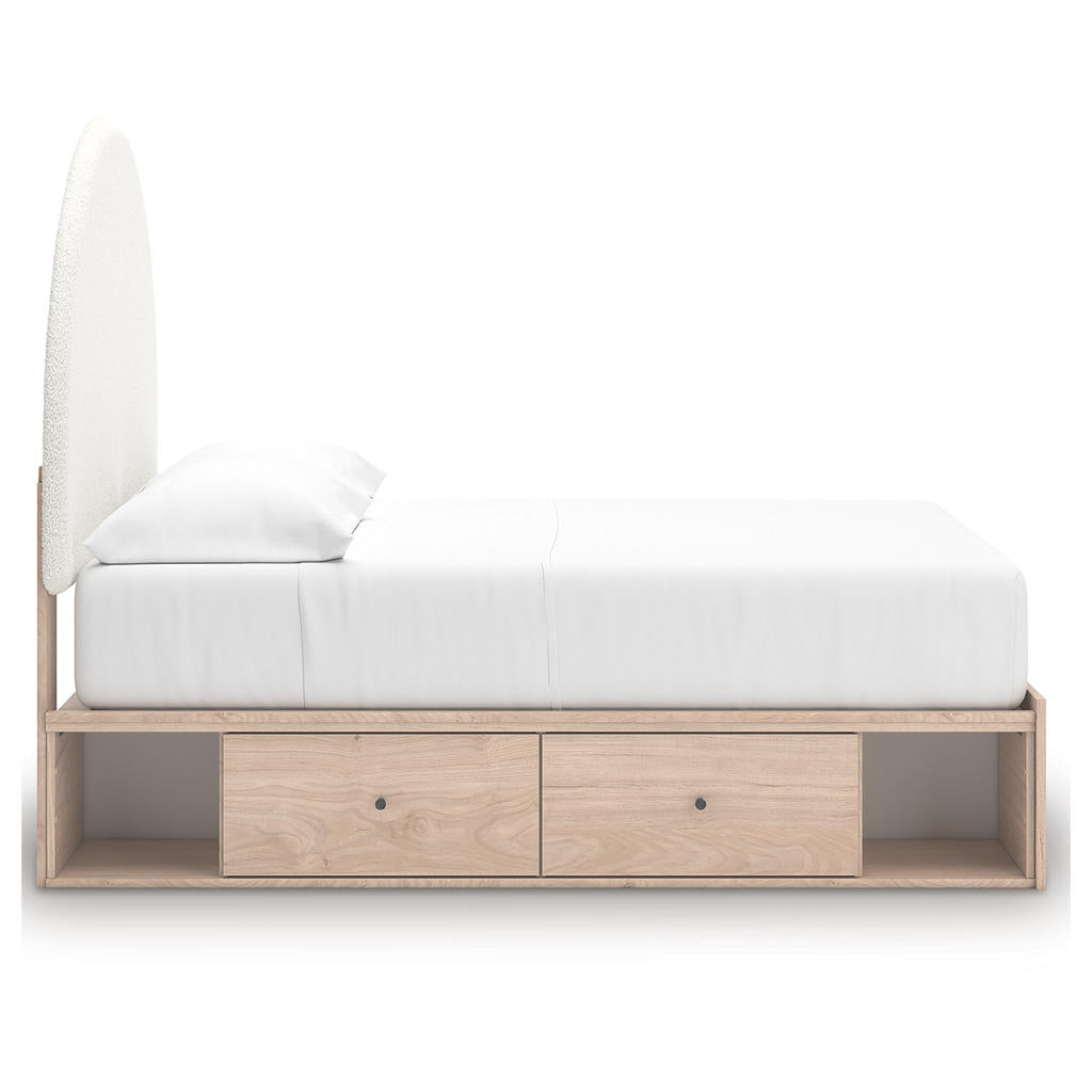 Arloster Full Upholstered Panel Bed with Storage Signature Design by Ashley® Beds