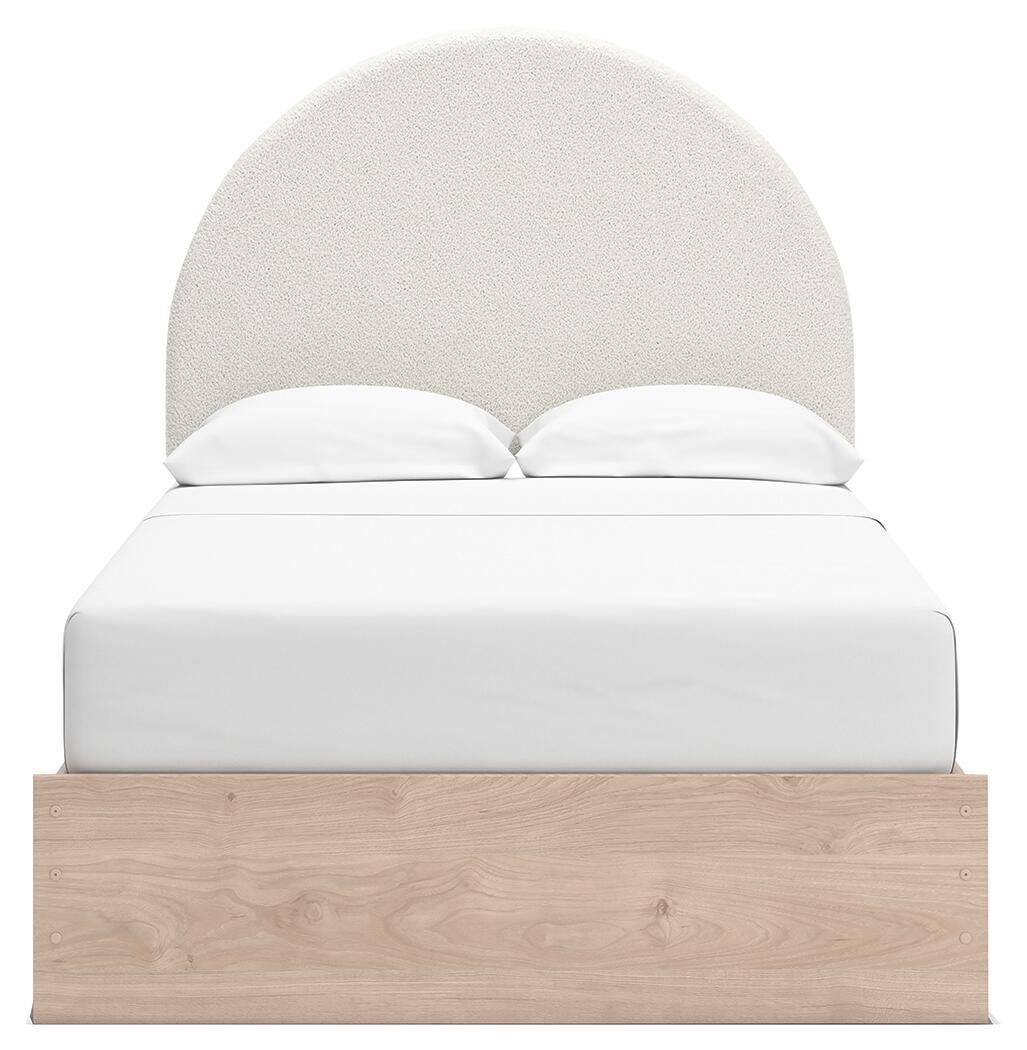 Arloster Full Upholstered Panel Bed, Dresser and Mirror — 3-Piece Signature Design by Ashley® Bedroom