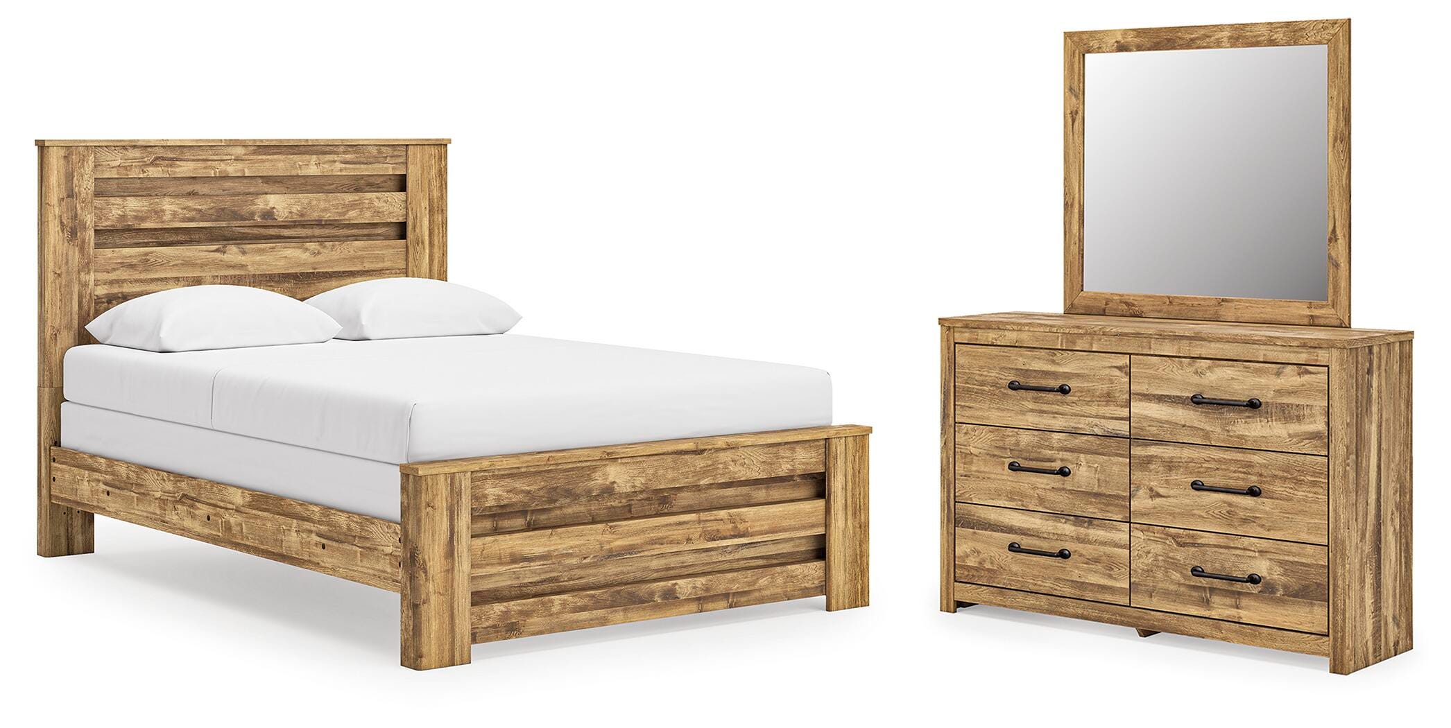 Maystonna Queen Panel Bed, Dresser and Mirror Signature Design by Ashley® Bedroom