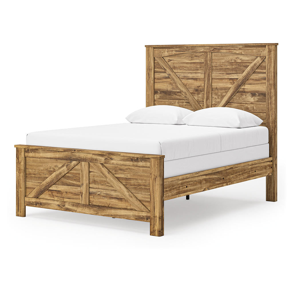 Maystonna Queen Crossbuck Panel Bed Signature Design by Ashley® Bedroom