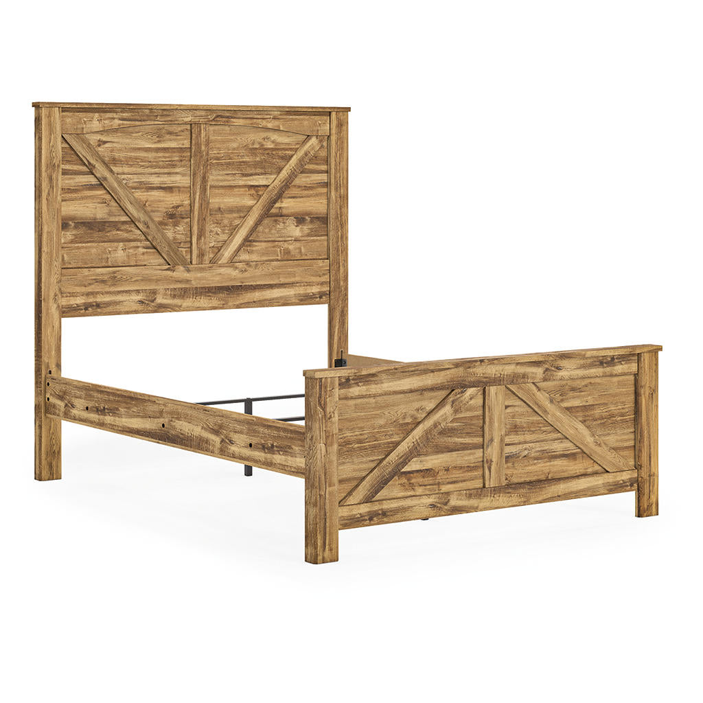 Maystonna Queen Crossbuck Panel Bed Signature Design by Ashley® Bedroom