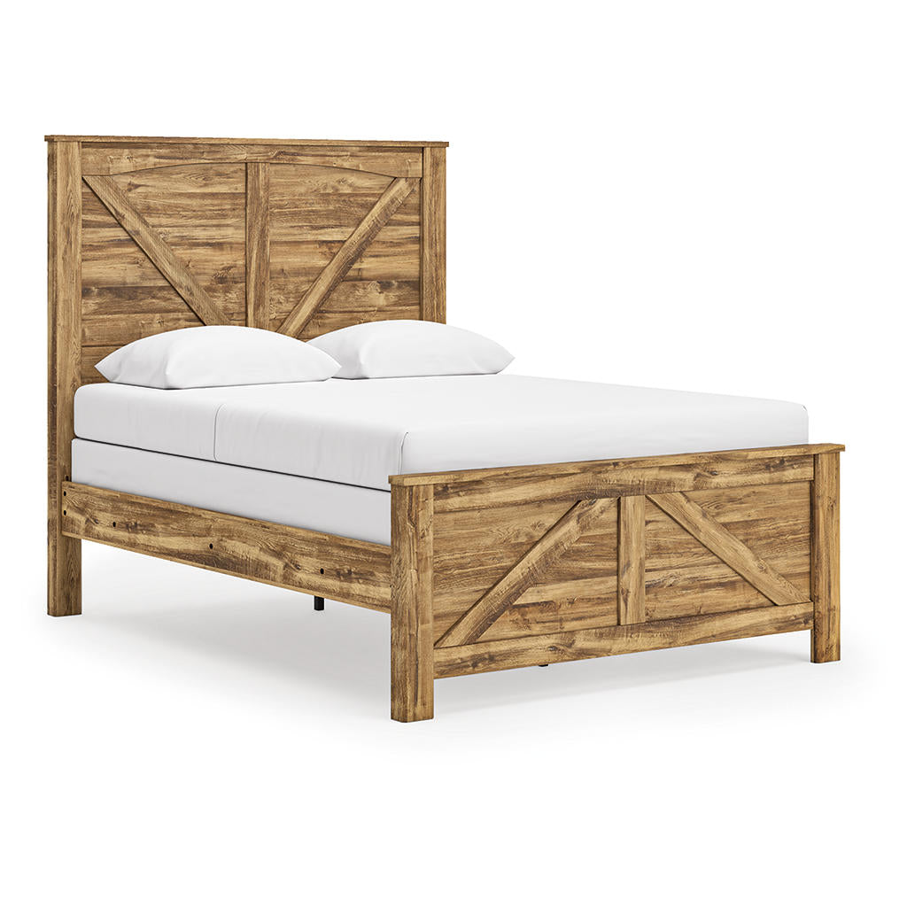 Maystonna Queen Crossbuck Panel Bed Signature Design by Ashley® Bedroom