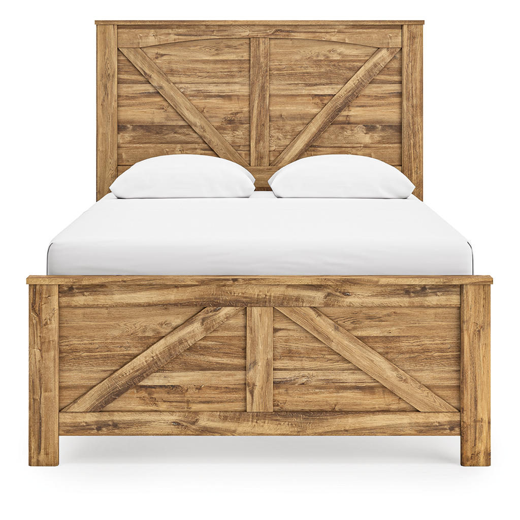 Maystonna Queen Crossbuck Panel Bed Signature Design by Ashley® Bedroom