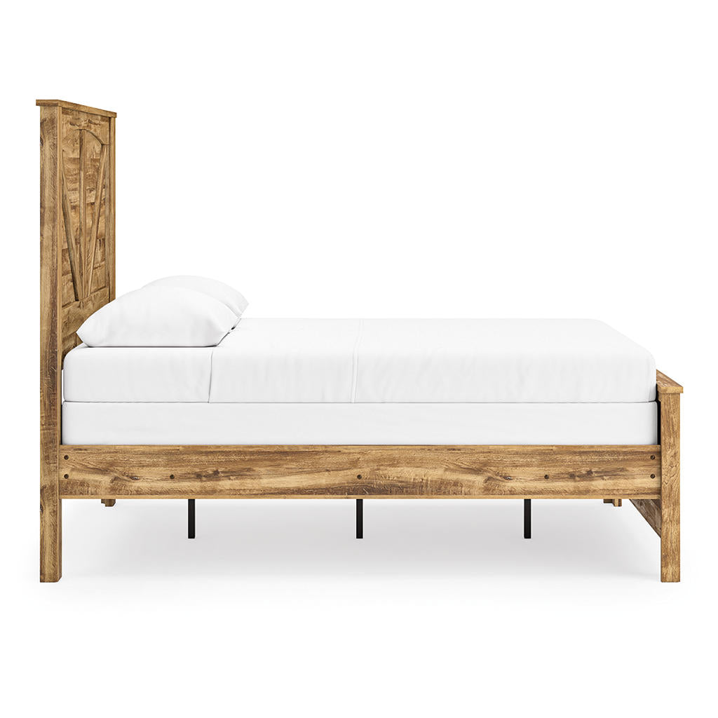 Maystonna Queen Crossbuck Panel Bed Signature Design by Ashley® Bedroom
