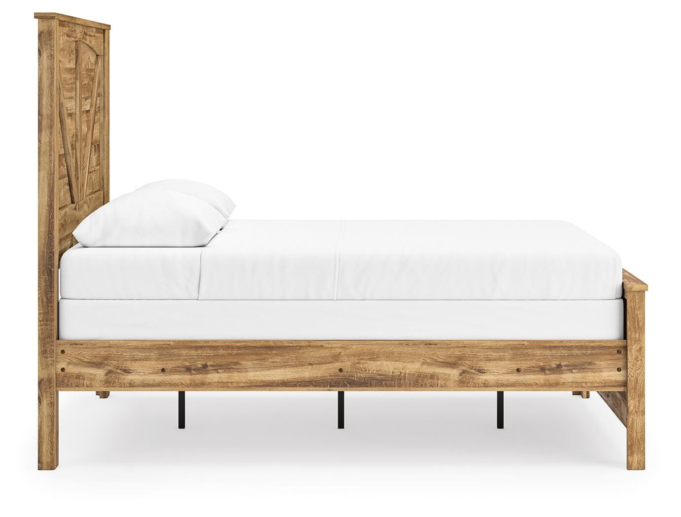 Maystonna Queen Crossbuck Panel Bed, Dresser, Mirror and Nightstand Signature Design by Ashley® Bedroom