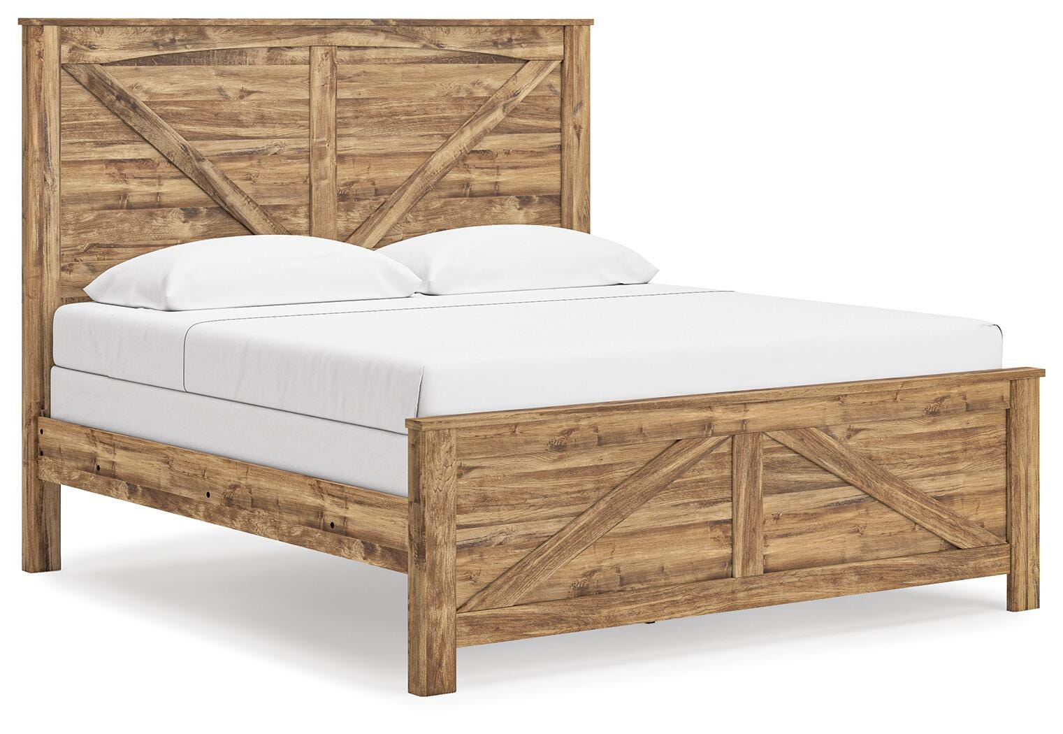 Maystonna King Crossbuck Bed, Dresser, Mirror and Nightstand Signature Design by Ashley® Bedroom