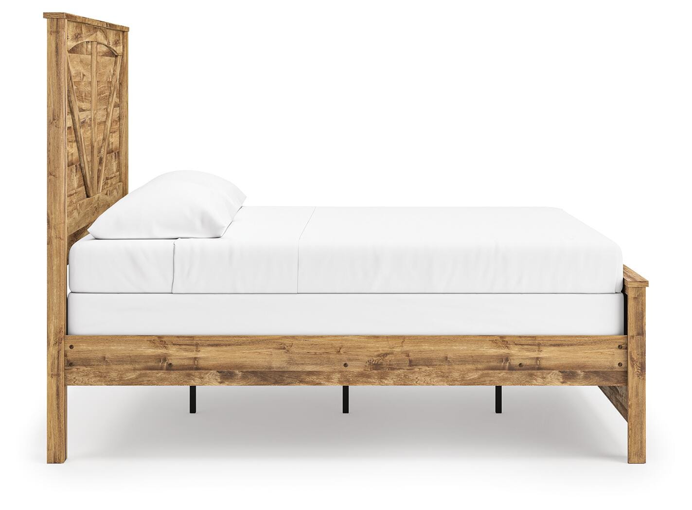 Maystonna King Crossbuck Bed, Dresser, Mirror and Nightstand Signature Design by Ashley® Bedroom