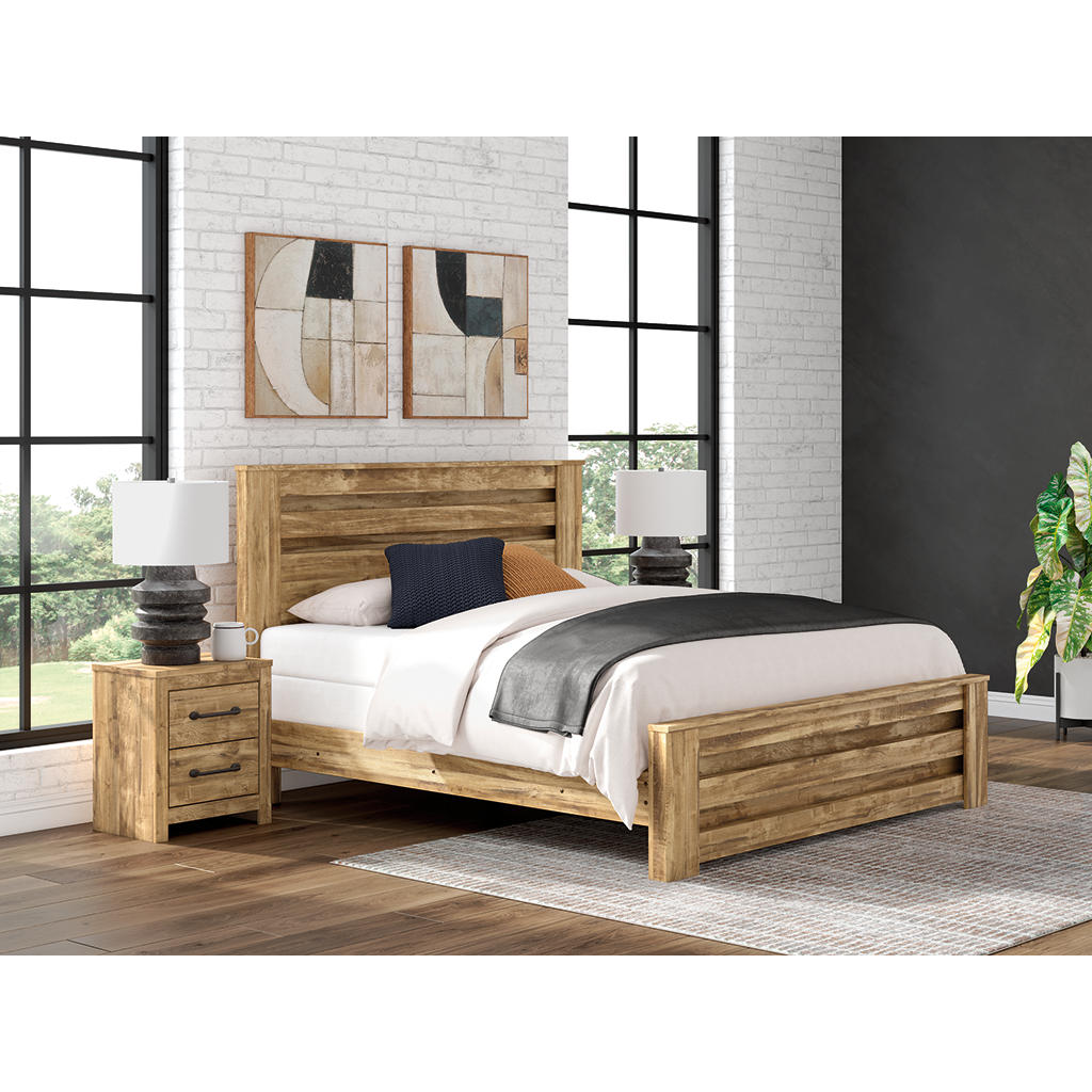 Maystonna King Panel Bed Signature Design by Ashley® Bedroom