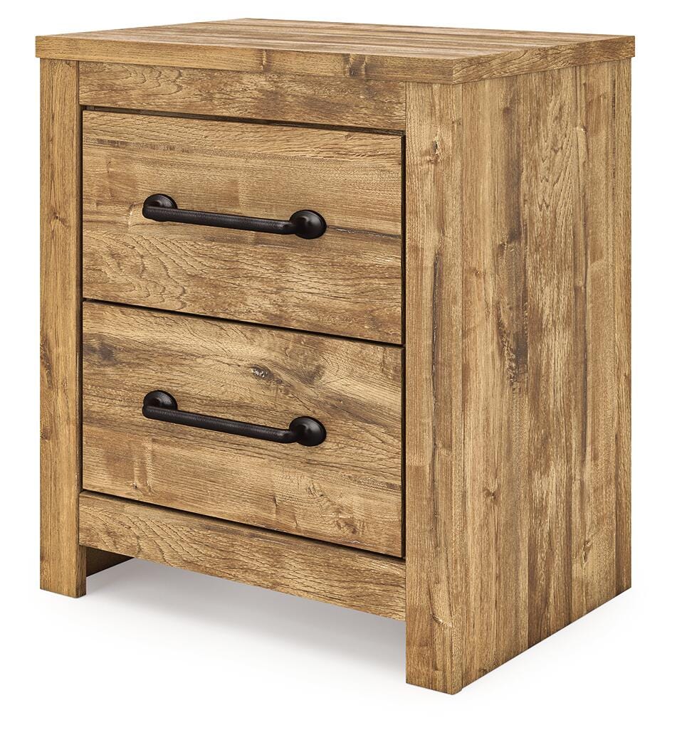 Maystonna Queen Crossbuck Panel Bed, Dresser, Mirror and Nightstand Signature Design by Ashley® Bedroom