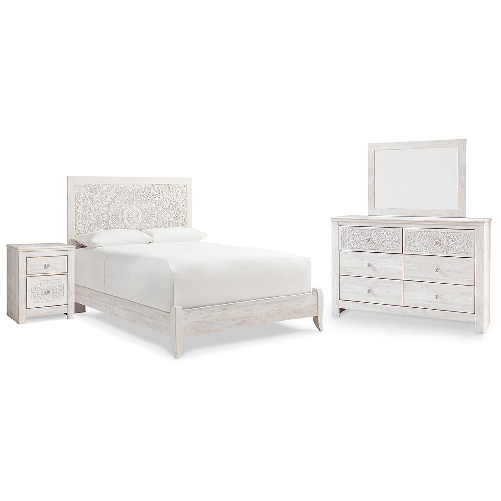 Paxberry Queen Panel Bed, Dresser, Mirror, Nightstand Signature Design by Ashley® Uncategorized