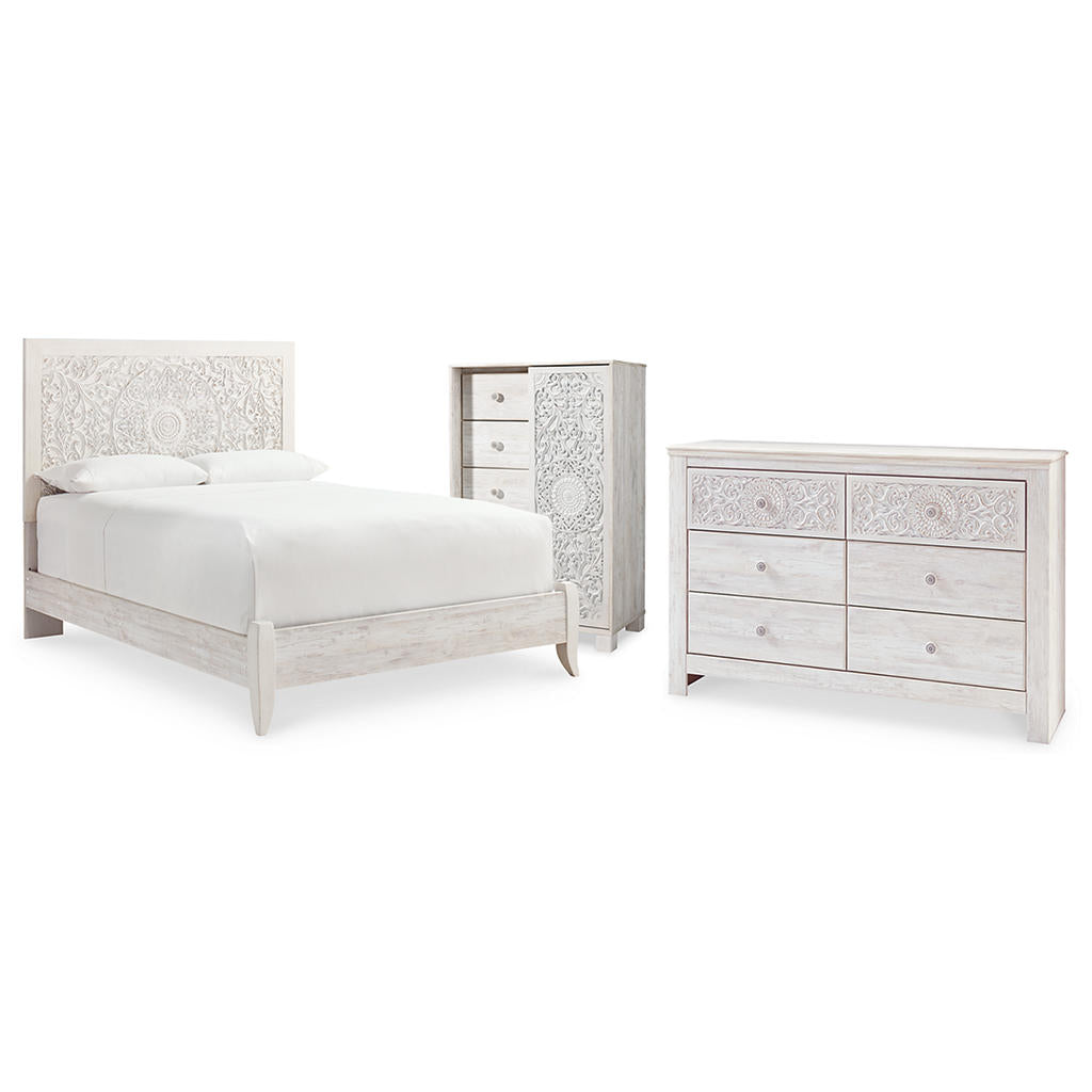 Paxberry Queen Panel Bed, Dresser and Chest Signature Design by Ashley® Uncategorized